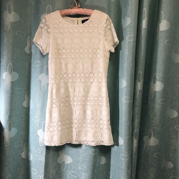 Lulus love you for eternity lace shift knee length dress, women size small - Picture 2 of 12